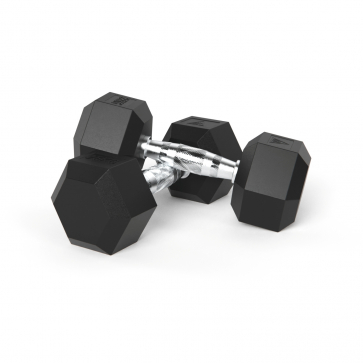 Гантели DFC гексаг. обрезиненная пара DB001-25 кг - 5